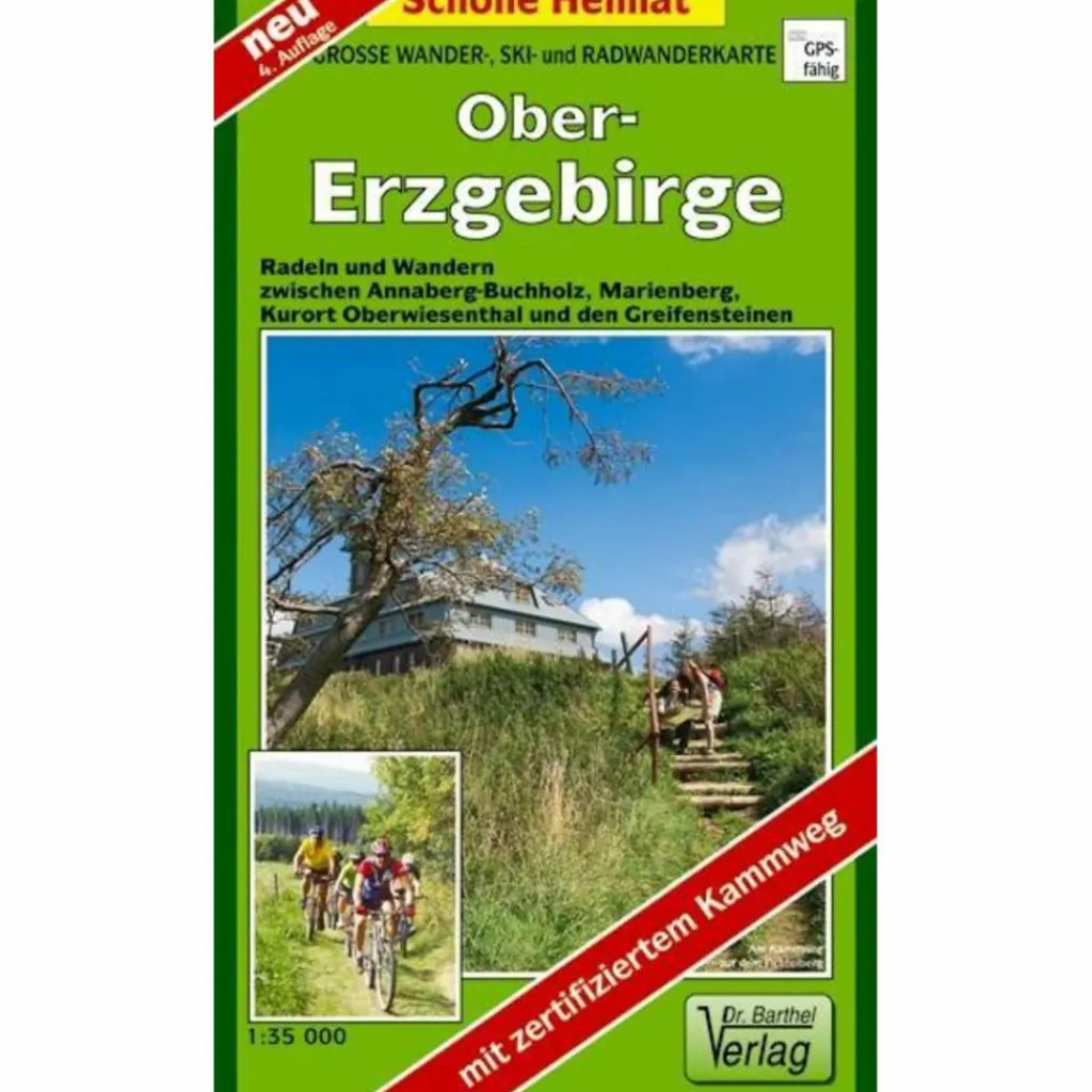 OBERERZGEBIRGE 1 : 35 000. RADWANDER- UND WANDERKARTE - Wanderkarte^ Fahrradkarten|Wanderkarten Und Winterkarten