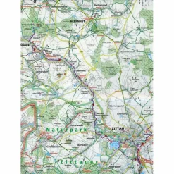 Fahrradkarten|Fahrradkarten*OBERLAUSITZ - ZITTAUER GEBIRGE 1 : 70 00 - Fahrradkarte