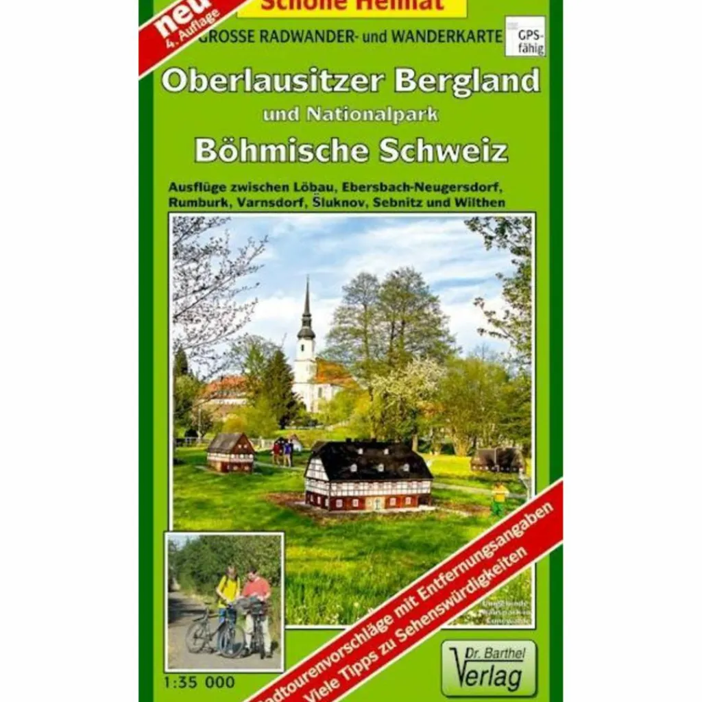 OBERLAUSITZER BERGLAND UND NATIONALPARK - Wanderkarte^ Fahrradkarten|Wanderkarten Und Winterkarten