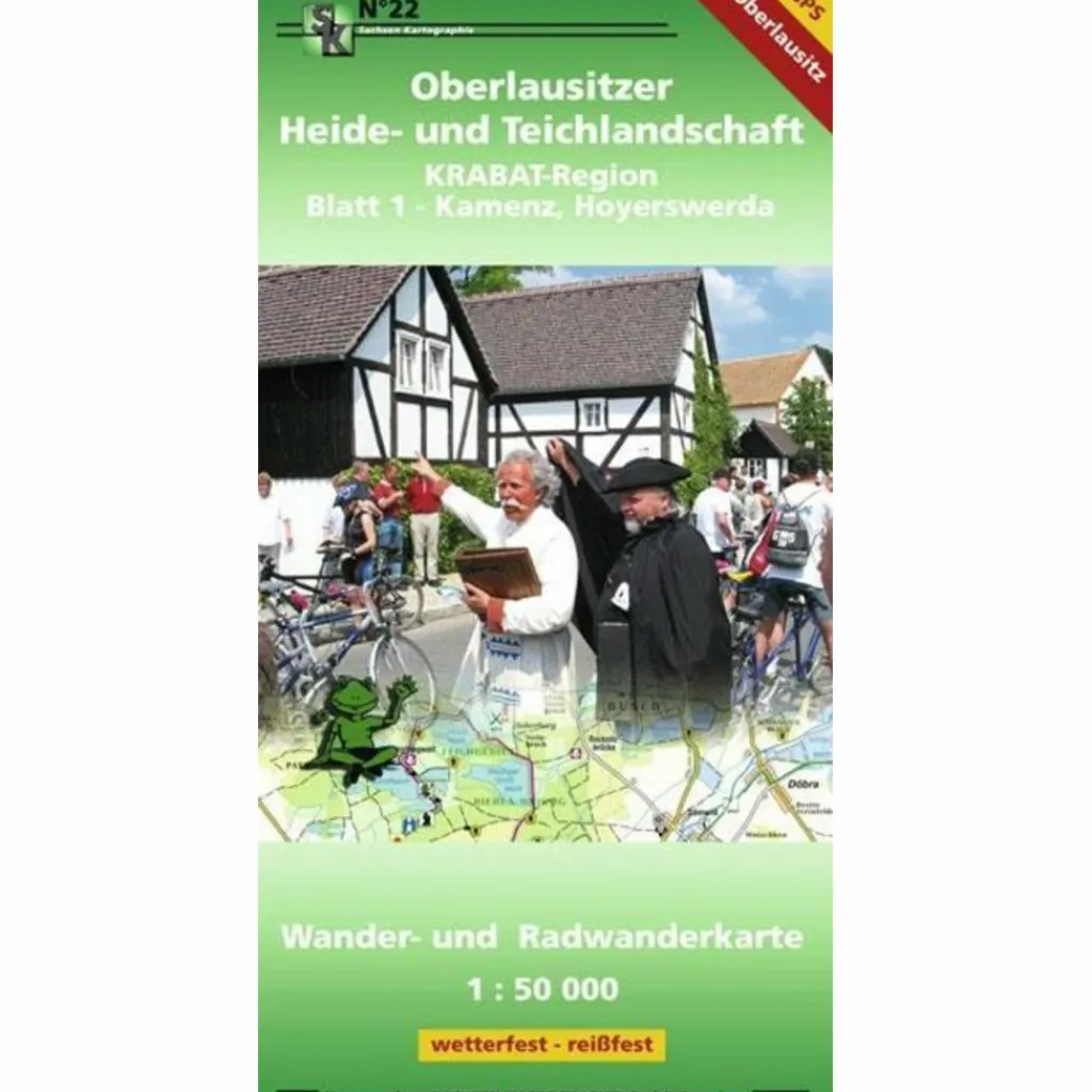 Wanderkarten Und Winterkarten|Wanderkarten Und Winterkarten*OBERLAUSITZER HEIDE- U. TEICHLAND. BL 22 - Wanderkarte