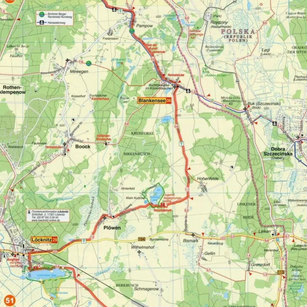 ODER-NEIßE-RADWEG ZICK-ZACK-FALTUNG - Wanderkarte^ Fahrradkarten|Wanderkarten Und Winterkarten