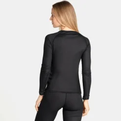 Damen Odlo Funktionsunterwäsche|Shirts Und Tops*ACTIVE F-DRY LIGHT BL TOP CREW NECK L/S Damen - Funktionsunterwäsche