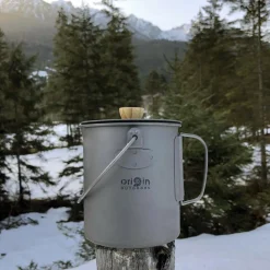 Origin Outdoors FRENCH PRESS 3 IN 1 TITAN - Kaffeepresse^ Kaffee Equipment|Campingtöpfe Und Campinggeschirr