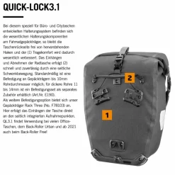 Ortlieb Fahrradtaschen Und Fahrradrucksäcke|Fahrradtaschen*BACK-ROLLER URBAN QL3.1 - Fahrradtasche