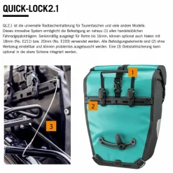 Ortlieb Reflektierendes Zubehör|Fahrradtaschen Und Fahrradrucksäcke*OFFICE-BAG HIGH-VIS - Fahrradtasche