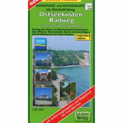 Fahrradkarten|Fahrradkarten*OSTSEEKÜSTEN-RADWEG VON TRAVEMÜNDE NACH AHLBECK 1:50 000 - Fahrradkarte