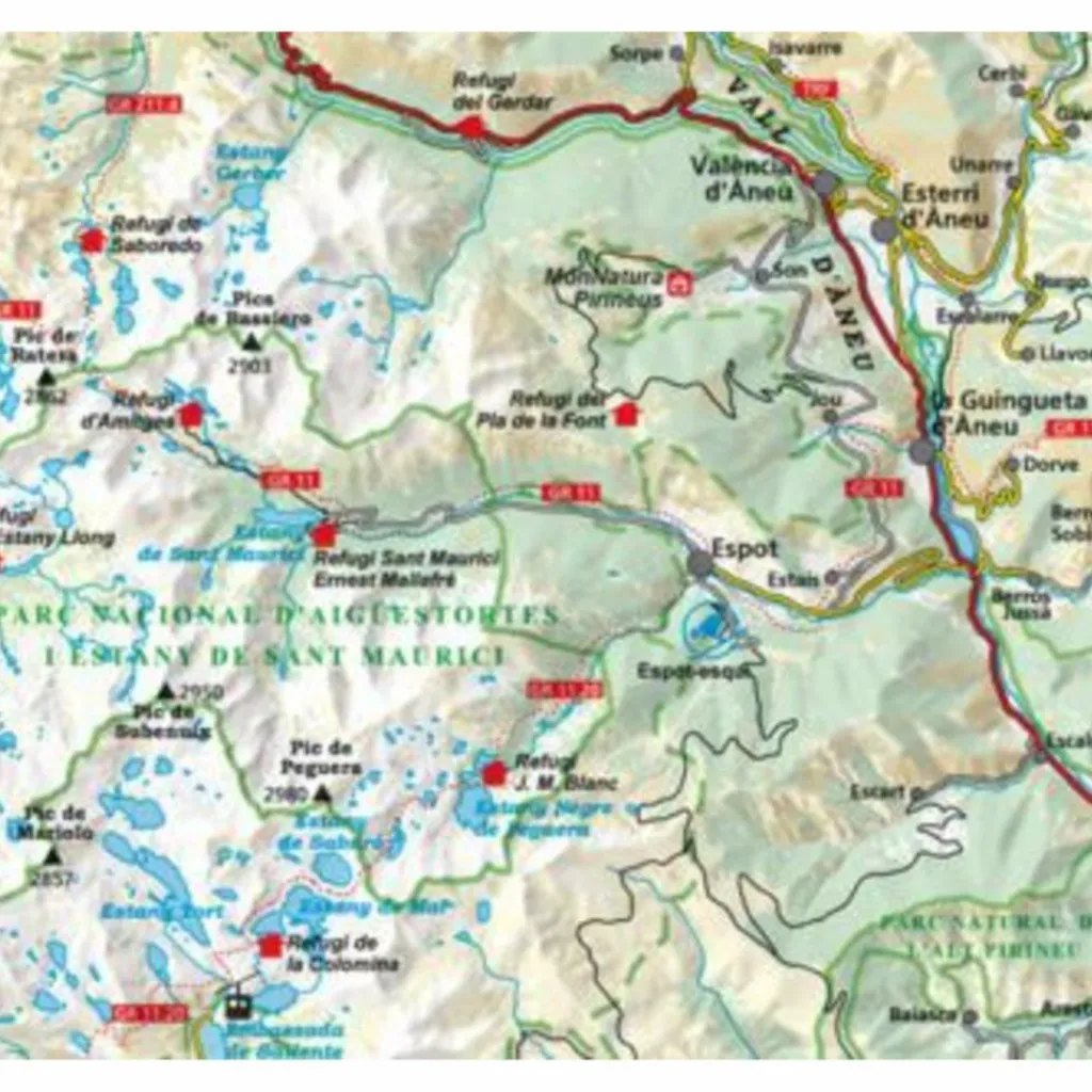 Wanderkarten Und Winterkarten|Wanderkarten Und Winterkarten*PARC NATIONAL AIGUESTORTES I ESTANY DE SANT MAURICI 1:25000 - Wanderkarte
