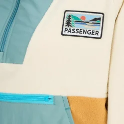 Passenger Clothing ALEXANDER 2.0 RECYCLED HOODED POLAR FLEECE Damen - Fleecepullover^Damen Pullover Und Fleecepullover