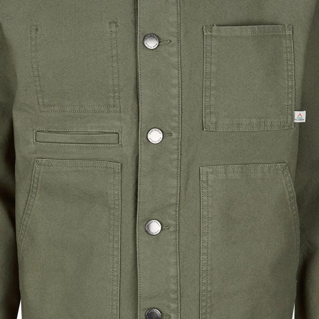 Herren Passenger Clothing Outdoorjacken*VANTAGE LINED ORGANIC COTTON CANVAS JACKET Herren - Übergangsjacke