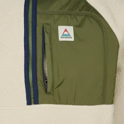 Herren Passenger Clothing Pullover Und Fleecepullover*VENTURA 1/2 ZIP RECYCLED SHERPA FLEECE Herren - Fleecepullover