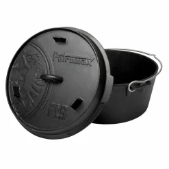 Petromax Campingtöpfe Und Campinggeschirr*FEUERTOPF FT9 PLANER BODEN - Kochtopf