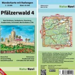 PFÄLZERWALD 4 - Wanderkarte^ Wanderkarten Und Winterkarten|Wanderkarten Und Winterkarten