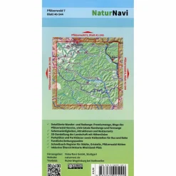 Wanderkarten Und Winterkarten|Wanderkarten Und Winterkarten*PFÄLZERWALD 7. BLATT 40-544, 1 : 25 000 - Wanderkarte