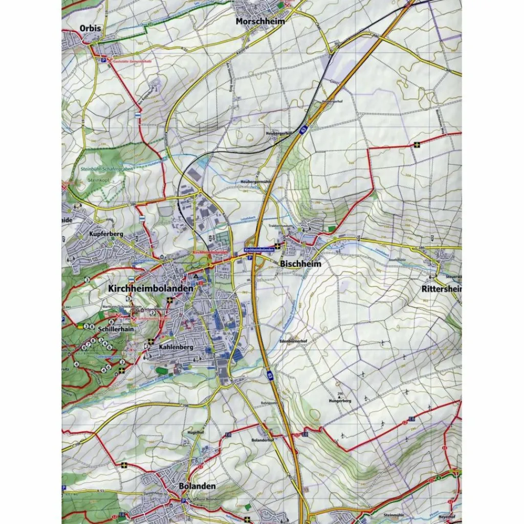 PFÄLZERWALD 2. BLATT 42-550, 1 : 25 000 - Wanderkarte^ Wanderkarten Und Winterkarten|Wanderkarten Und Winterkarten