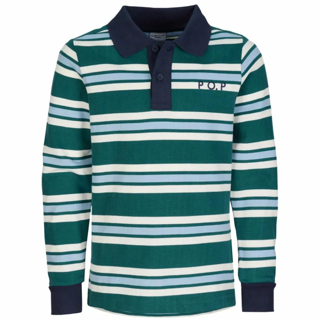 Kinder POLARN O. PYRET Kinder T-Shirts*ARON TOPS L/S STRIPED Kinder - Langarmshirt