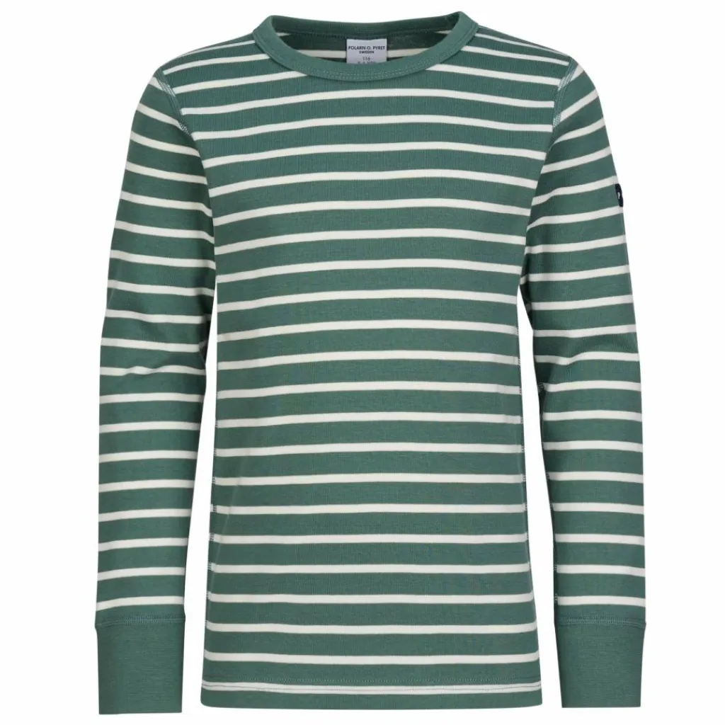 Kinder POLARN O. PYRET Kinder T-Shirts*JUMPING TOPS L/S STRIPED Kinder - Langarmshirt