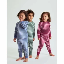 Kinder POLARN O. PYRET Kinder T-Shirts*JUMPING TOPS L/S STRIPED Kinder - Langarmshirt