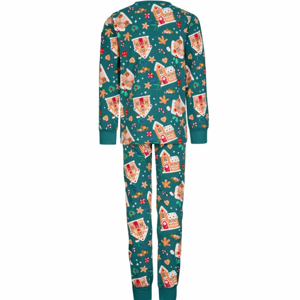 POLARN O. PYRET SLEEP - GINGERHOUSE PYJAMAS SET AOP Kinder - Funktionsunterwäsche^Kinder Kinder Funktionsunterwäsche