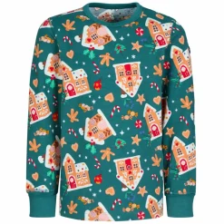 POLARN O. PYRET SLEEP - GINGERHOUSE PYJAMAS SET AOP Kinder - Funktionsunterwäsche^Kinder Kinder Funktionsunterwäsche