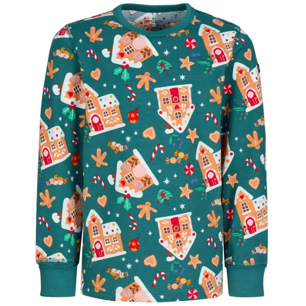 POLARN O. PYRET SLEEP - GINGERHOUSE PYJAMAS SET AOP Kinder - Funktionsunterwäsche^Kinder Kinder Funktionsunterwäsche