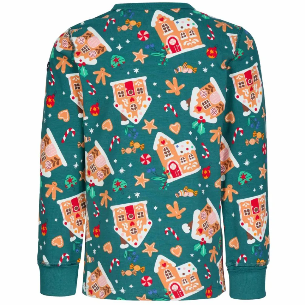 POLARN O. PYRET SLEEP - GINGERHOUSE PYJAMAS SET AOP Kinder - Funktionsunterwäsche^Kinder Kinder Funktionsunterwäsche