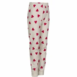 Kinder POLARN O. PYRET Kinder Funktionsunterwäsche*SLEEP - HEARTBEAT PYJAMAS SET AOP Kinder - Funktionsunterwäsche