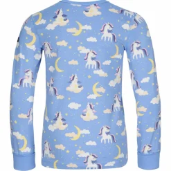 Kinder POLARN O. PYRET Kinder Funktionsunterwäsche*SLEEP - UNICORN NIGHT PYJAMAS SET AOP Kinder