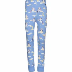 Kinder POLARN O. PYRET Kinder Funktionsunterwäsche*SLEEP - UNICORN NIGHT PYJAMAS SET AOP Kinder
