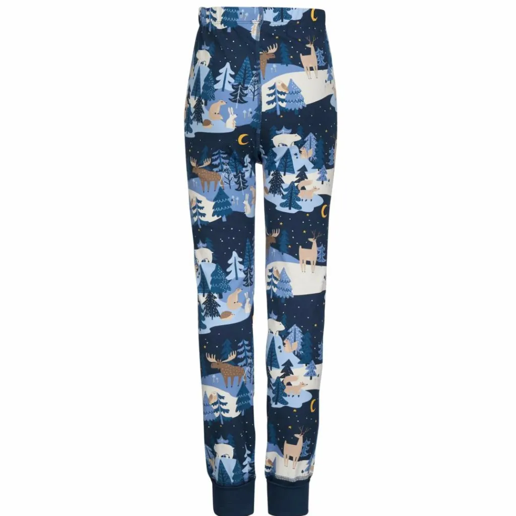 POLARN O. PYRET SLEEP - WINTERLAND PYJAMAS SET AOP Kinder - Funktionsunterwäsche^Kinder Kinder Funktionsunterwäsche