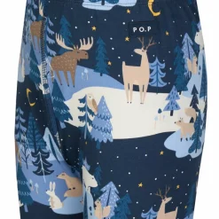 POLARN O. PYRET SLEEP - WINTERLAND PYJAMAS SET AOP Kinder - Funktionsunterwäsche^Kinder Kinder Funktionsunterwäsche