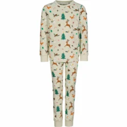 Kinder POLARN O. PYRET Kinder Funktionsunterwäsche*SLEEP - WONDERLAND PYJAMAS SET AOP Kinder - Funktionsunterwäsche