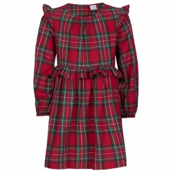 Kinder POLARN O. PYRET Kinderkleider Und Kinderröcke*WILMA TWILL DRESS CHECKED Kinder - Kleid