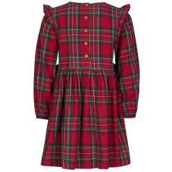 Kinder POLARN O. PYRET Kinderkleider Und Kinderröcke*WILMA TWILL DRESS CHECKED Kinder - Kleid