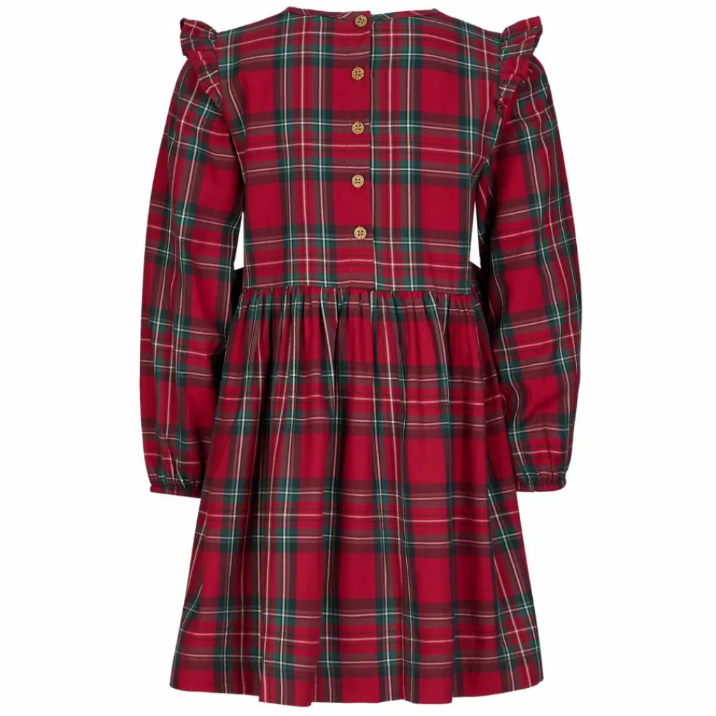 Kinder POLARN O. PYRET Kinderkleider Und Kinderröcke*WILMA TWILL DRESS CHECKED Kinder - Kleid