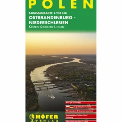 Straßenkarten|Straßenkarten*POLEN - PL 002 OSTBRANDENBURG - NIEDERSCHLESIEN - KÜSTRIN - Straßenkarte