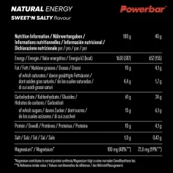 PowerBar PB NATURAL ENERGY SWEET-SALTY (40GX18) PACKAGE - Müsliriegel^ Verpflegung