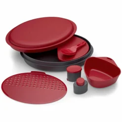 Primus MEAL SET RED - Campinggeschirr^ Campingtöpfe Und Campinggeschirr