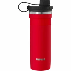 Primus Thermoflaschen Und Becher*MIKA WIDE INSULATED BOTTLE 0.5 L DRINK CAP  RED - Thermobecher