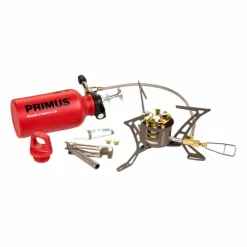 Primus OMNILITE TI W. BOTTLE & POUCH - Mehrstoffkocher^ Campingkocher