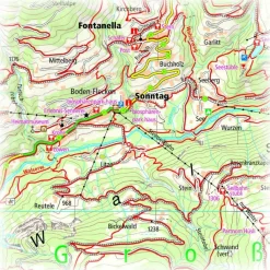 PUBLICPRESS BREGENZER WALD 1:35.000 - Wanderkarte^ Wanderkarten Und Winterkarten|Wanderkarten Und Winterkarten