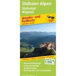 PUBLICPRESS STUBAIER ALPEN 1:35.000 - Wanderkarte^ Fahrradkarten|Wanderkarten Und Winterkarten