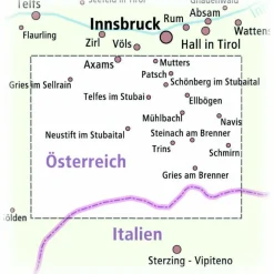 PUBLICPRESS STUBAIER ALPEN 1:35.000 - Wanderkarte^ Fahrradkarten|Wanderkarten Und Winterkarten