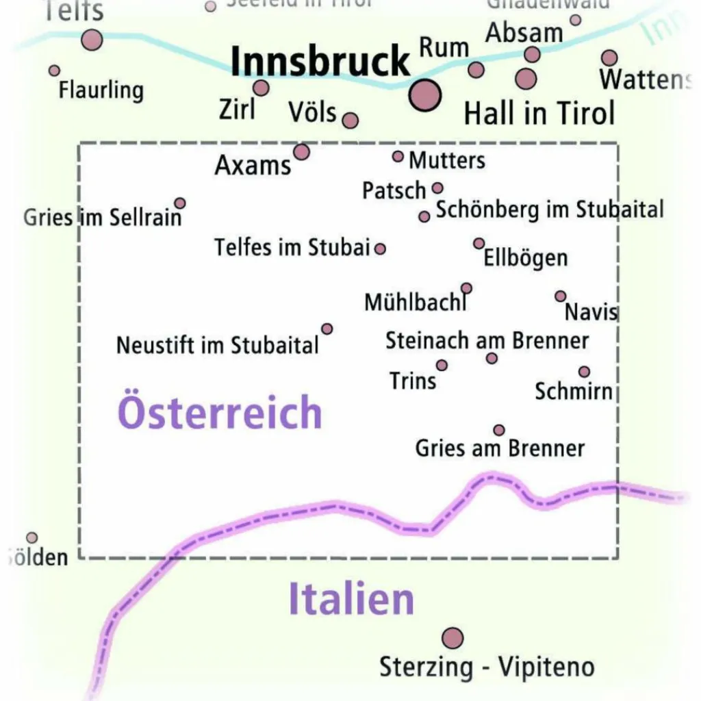 PUBLICPRESS STUBAIER ALPEN 1:35.000 - Wanderkarte^ Fahrradkarten|Wanderkarten Und Winterkarten