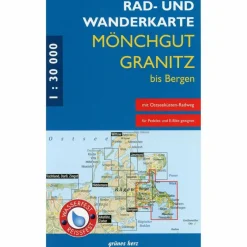 RAD- UND WANDERKARTE MÖNCHGUT, GRANITZ, BIS BERGEN^ Fahrradkarten|Wanderkarten Und Winterkarten