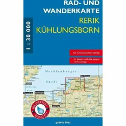RAD- UND WANDERKARTE RERIK/KÜHLUNGSBORN - Fahrradkarte^ Fahrradkarten|Wanderkarten Und Winterkarten