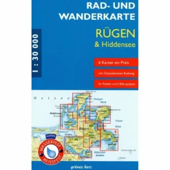 RAD- UND WANDERKARTEN-SET RÜGEN & HIDDENSEE^ Fahrradkarten|Fahrradkarten
