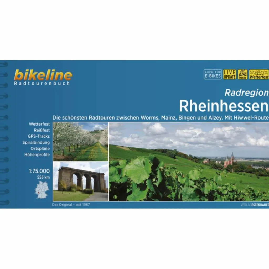 Radwanderführer Und Mountainbikeführer*RADATLAS RHEINHESSEN - Radwanderführer