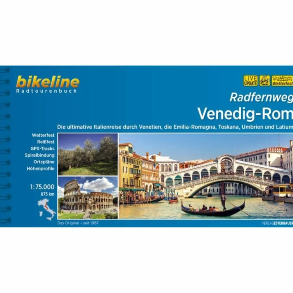 Radwanderführer Und Mountainbikeführer*RADFERNWEG VENEDIG-ROM - Radwanderführer