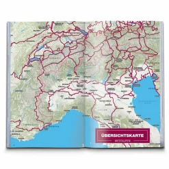 Radwanderführer Und Mountainbikeführer*RADFERNWEGE QUER DURCH DIE ALPEN - Radwanderführer