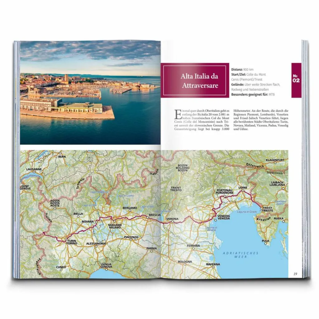 Radwanderführer Und Mountainbikeführer*RADFERNWEGE QUER DURCH DIE ALPEN - Radwanderführer